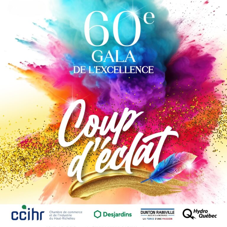 60e Gala de l'Excellence de la chambre de commerce thématique Coup d'éclat