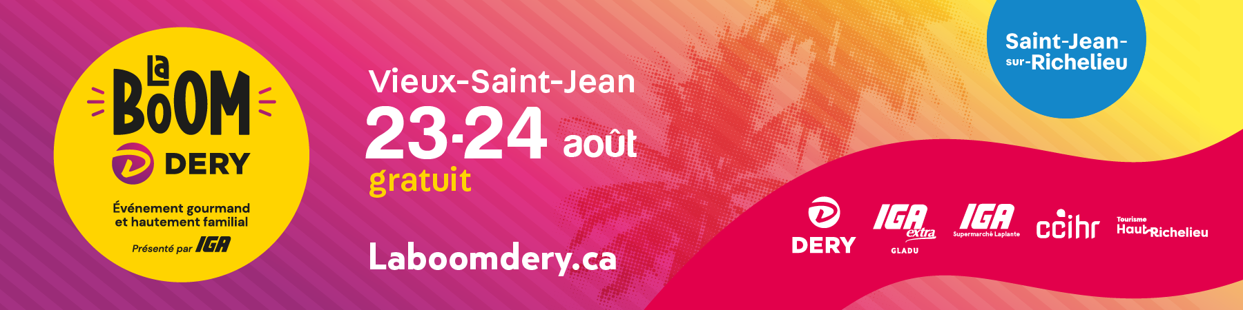 La Boom Déry à Saint-Jean-sur-Richelieu événement familial montérégie