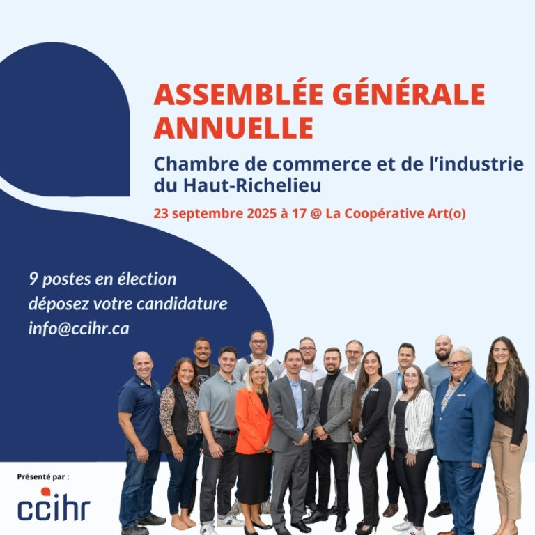 AGA Assemblée générale annuelle Chambre de commerce