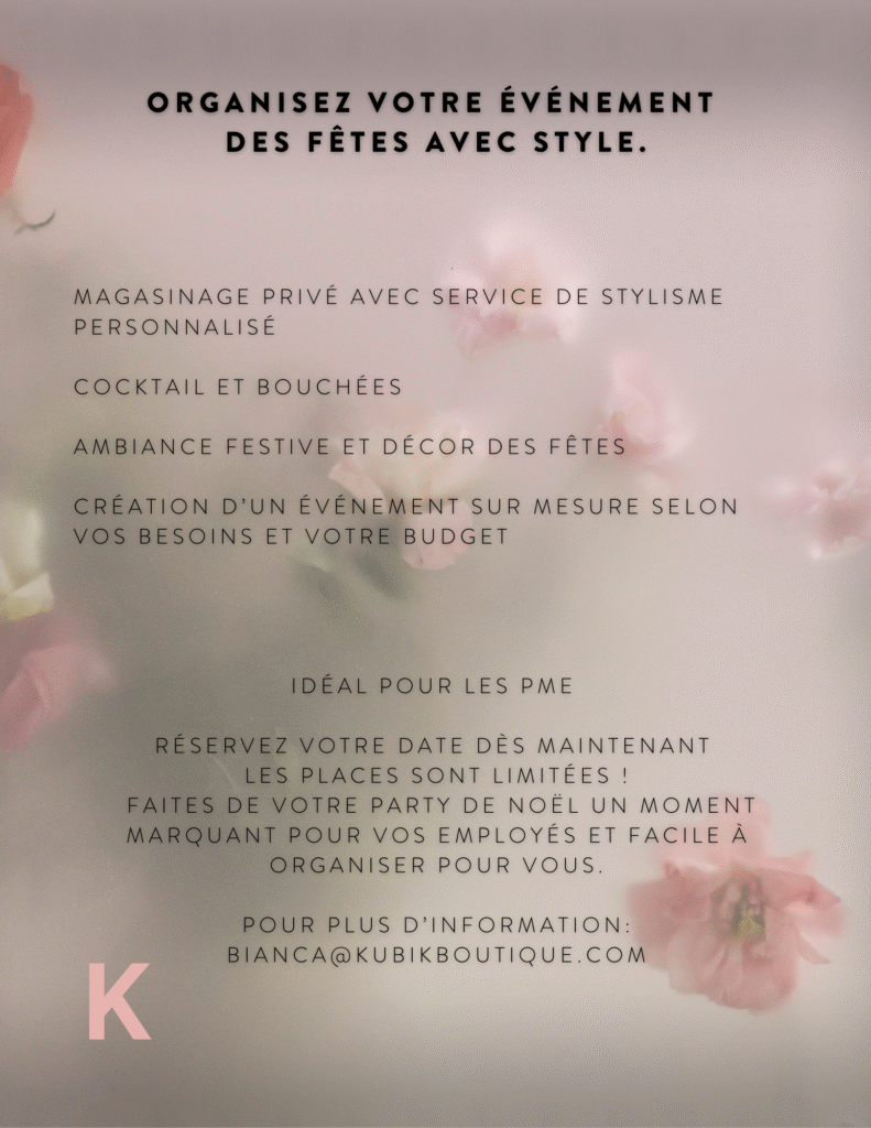 kubik magasinage privé service de stylisme saint-Jean st jean