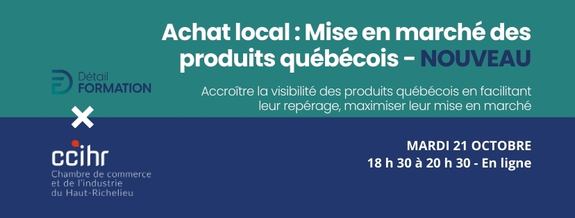 Achat local mise en marché de produits québécois formation