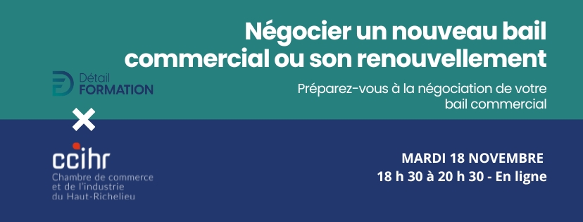 Formation négocier un bail commercial