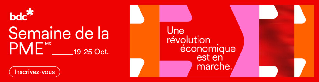 Déjeuner-conférence pour la Semaine PME BDC avec Samuel Poulin ministre et Patrick Lauzier BDC