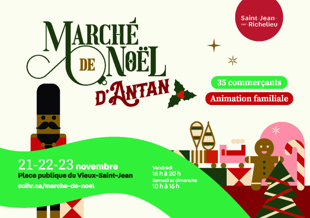 Marché de Noël d'antant de Saint-Jean-sur-Richelieu 2025 Vieux St-Jean