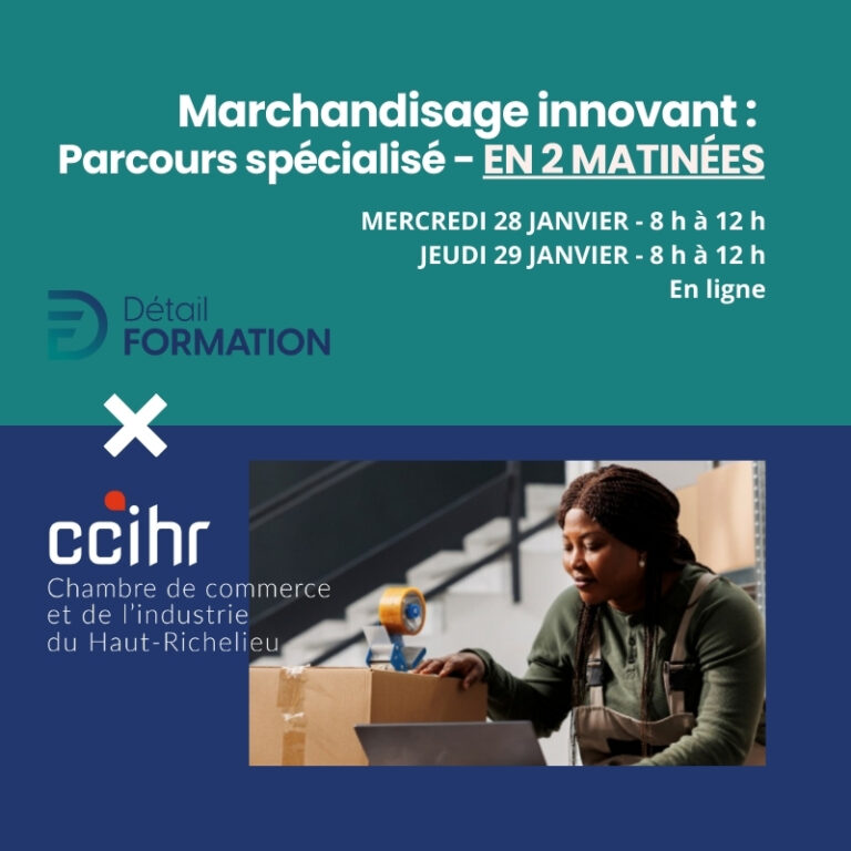 Marchandisage formation