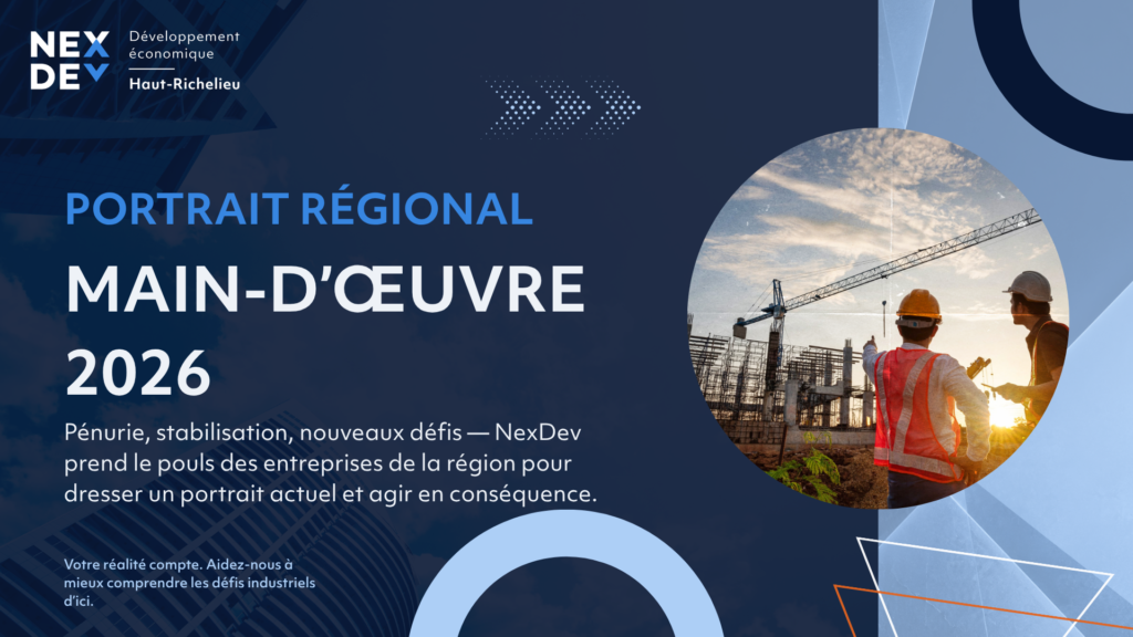 NexDev Portrait régional main-d'oeuvre 2026