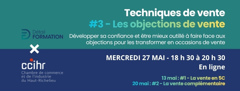 Formation techniques de vente les objections de vente