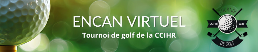 Encan virtuel bannière golf ccihr
