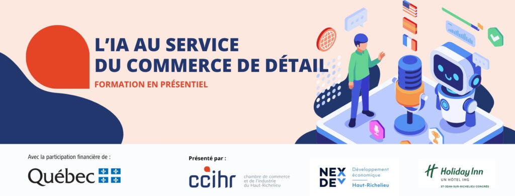IA au service du commerce de détail par CCIHR et NexDev Formation